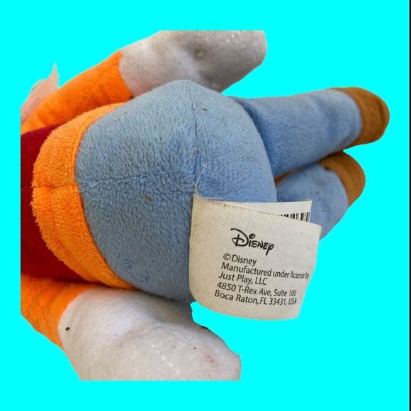 Disney Goofy Plush Toy 8" Tall By Just Play LLC With Pluto Mask - Picture 10 of 12